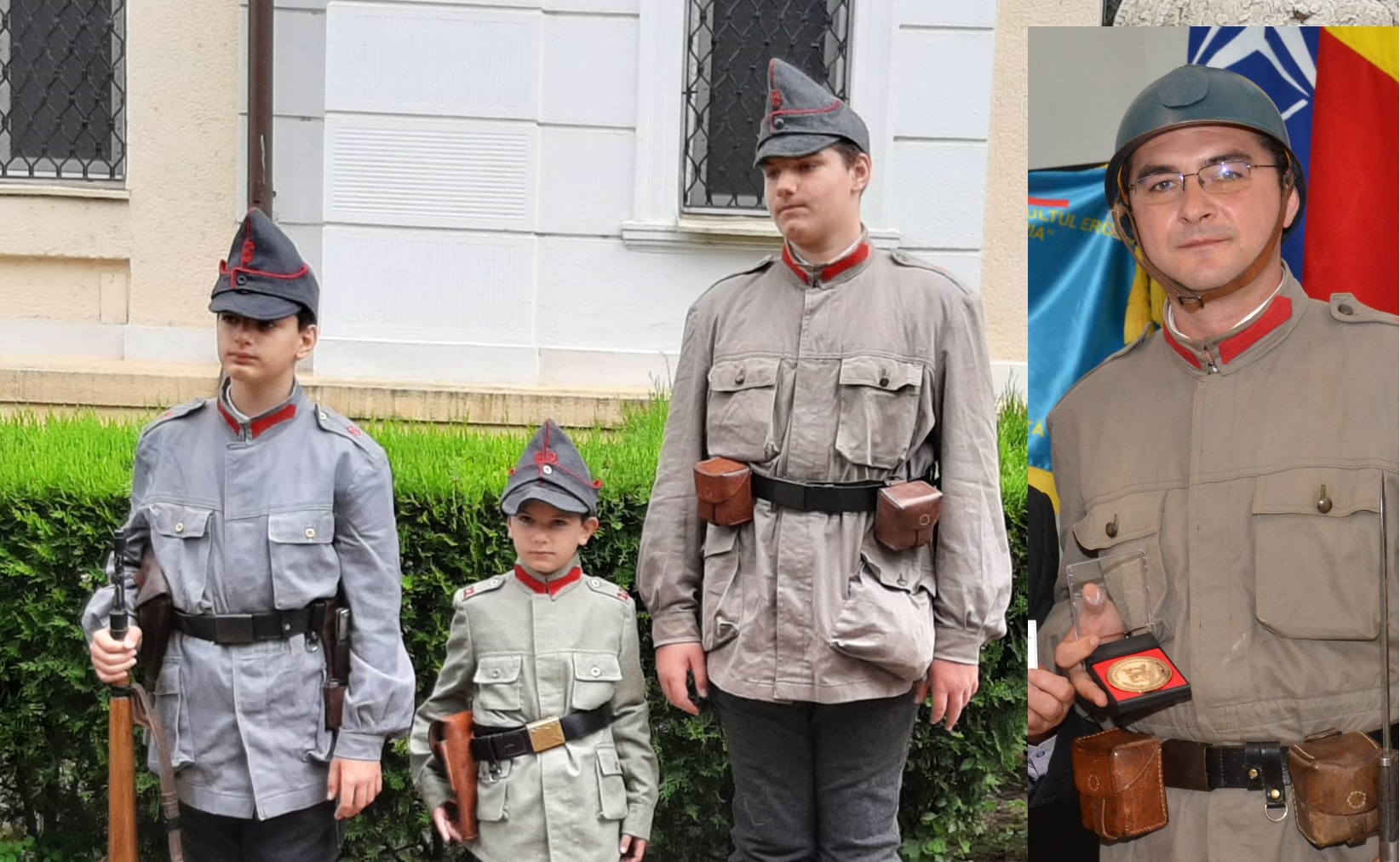 You are currently viewing Ionel Mihai Tinel și fiii săi sunt singurii târgovișteni care fac parte dintr-o asociație de reconstituire istorică