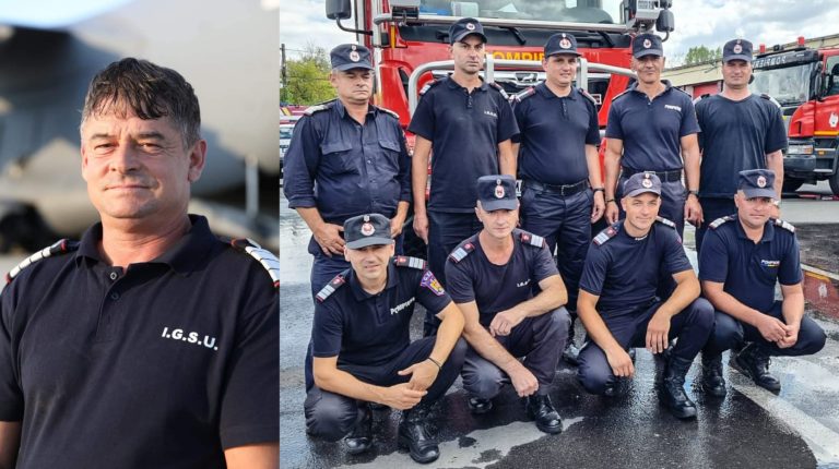Read more about the article Domnul Constantin are 52 de ani și este voluntar în misiunea din Franța a pompierilor dâmbovițeni