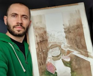 Read more about the article Tiberiu Mateescu, un târgoviștean la Castellon : „Pictura este ceva de care am nevoie”