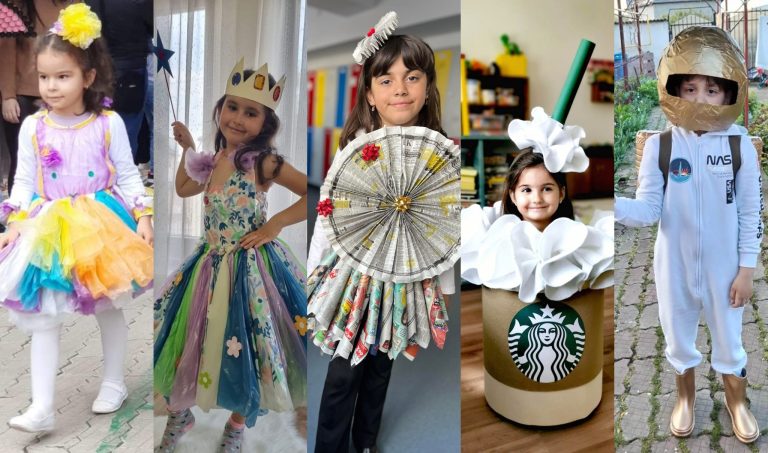Read more about the article Copiii târgovișteni s-au întrecut în costume „reciclabile” în Săptămâna Verde