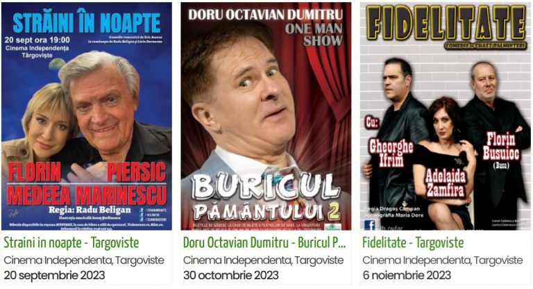 Read more about the article Actori de seamă ai României, pe scena de la Târgoviște