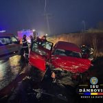 Accident grav lângă Târgoviște. O femeie a ajuns la spital