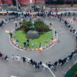 Hora Unirii, în centrul orașului Titu