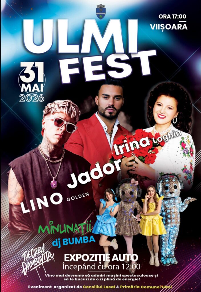 Invitație la Ziua Comunei Ulmi – ULMI FEST 2026