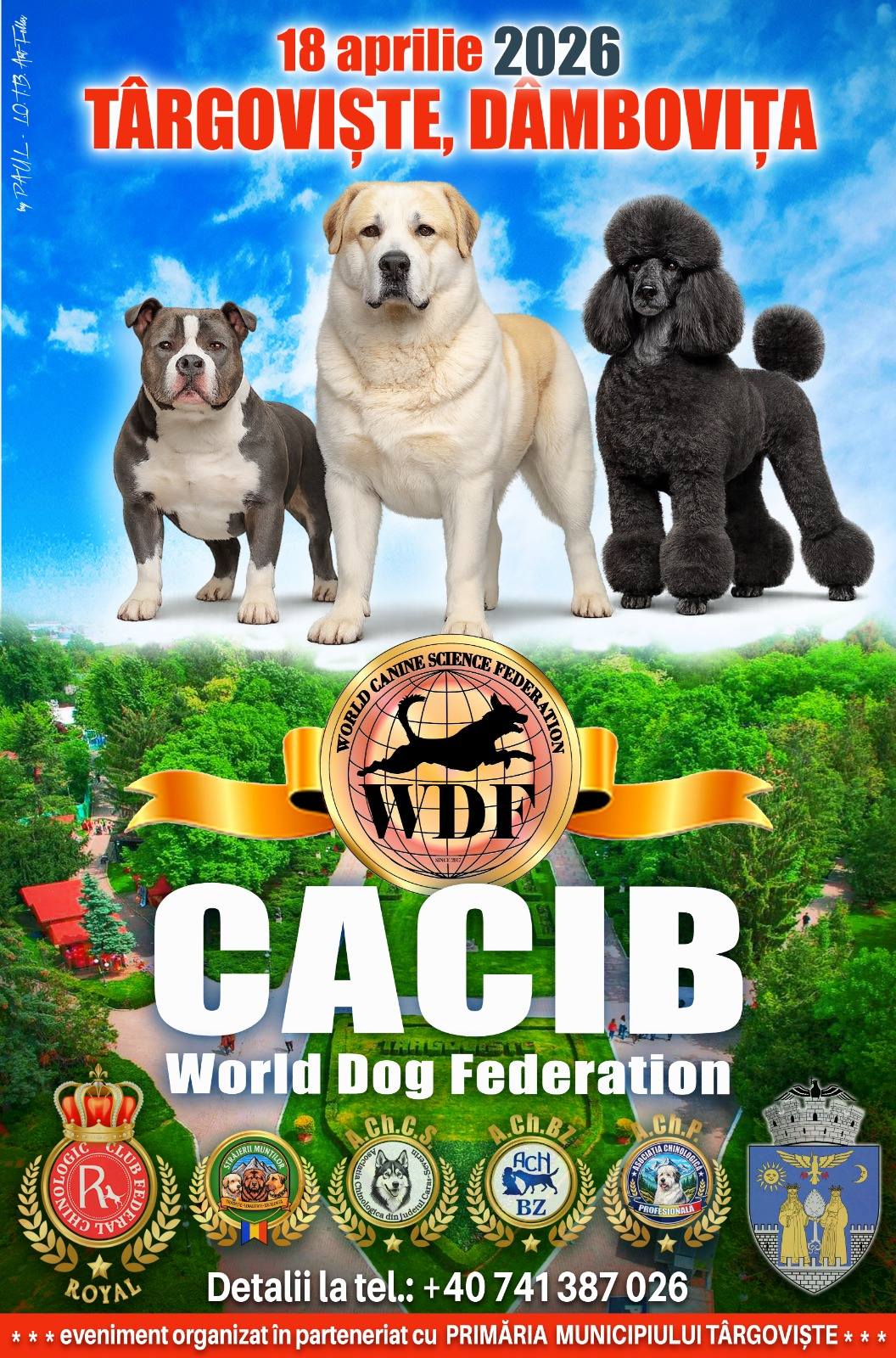 You are currently viewing Weekend dedicat iubitorilor de animale în Târgoviște: Expoziție internațională de câini și Târg de adopții în Parcul Chindia