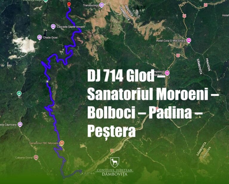 Read more about the article Record absolut în Dâmbovița: cel mai mare contract din istoria județului, 390 de milioane de lei pentru DJ 714